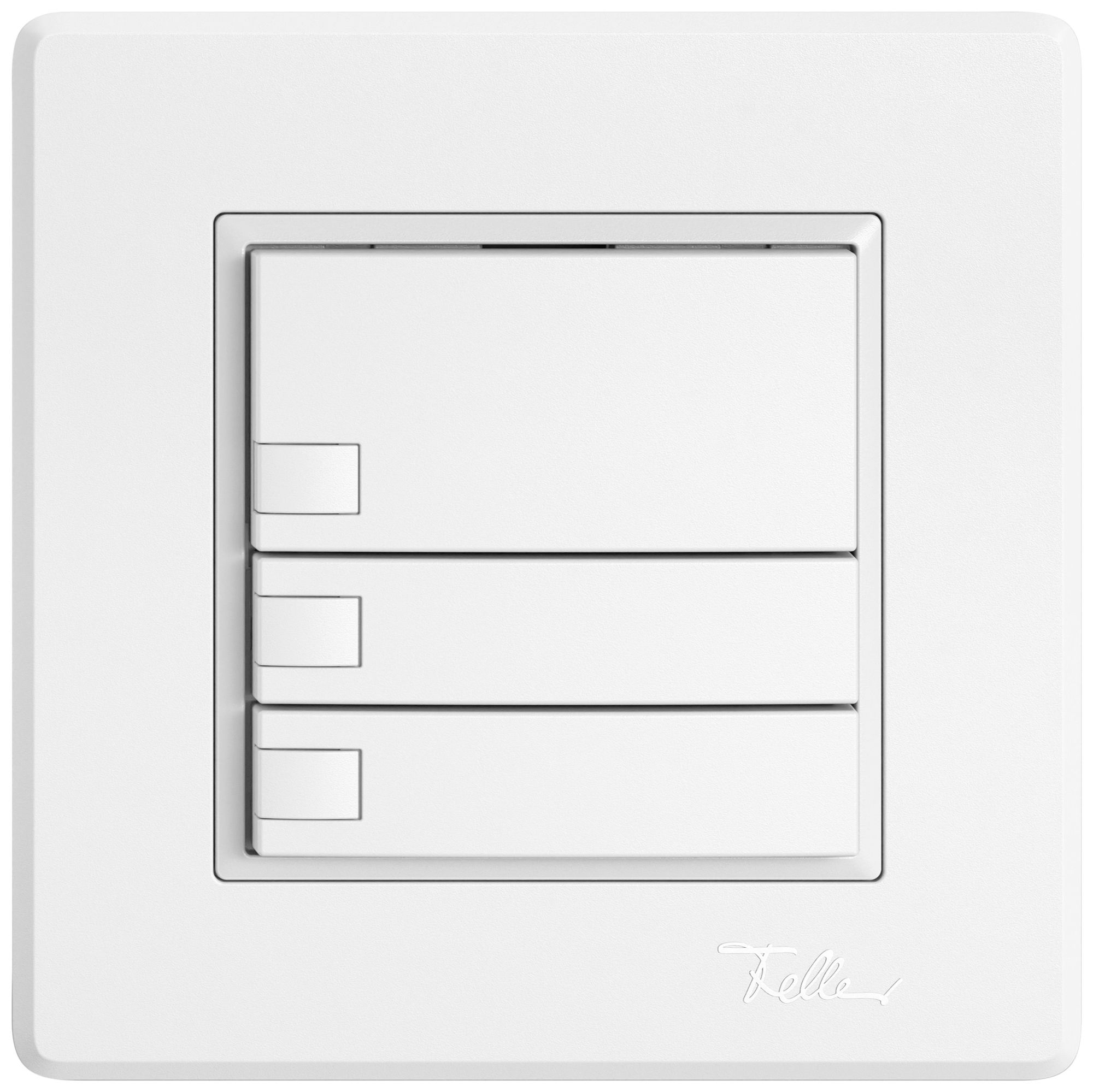 Pulsante KNX RGB INC EDIZIO.liv SNAPFIX® sensore temp.s.LED 3× com.1T bi
