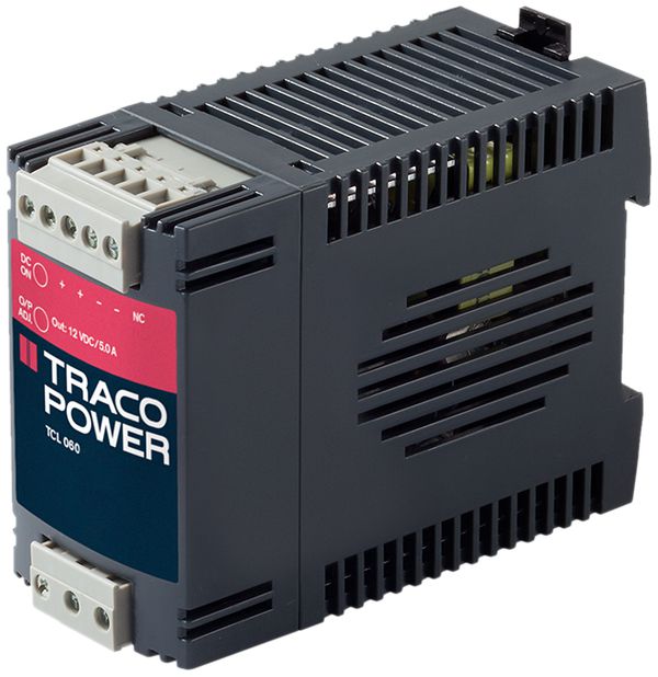 Convertitore DC/DC INS Traco TCL 060-112 DC, 60W 5A 12VDC 45×75×100mm