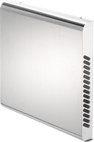 Komfortlüftungsgerät ComfoSpot 50 mit Aussenwandhaube Edelstahl