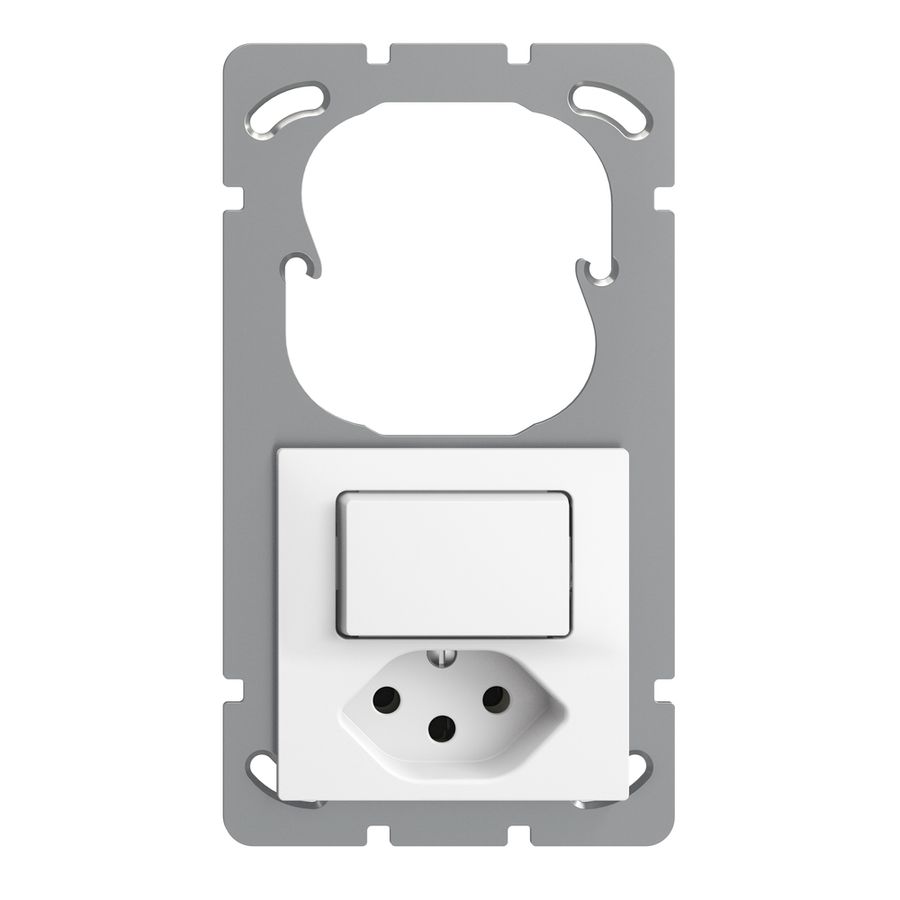 UP-Kombination leer+3/T13 EDIZIOdue weiss