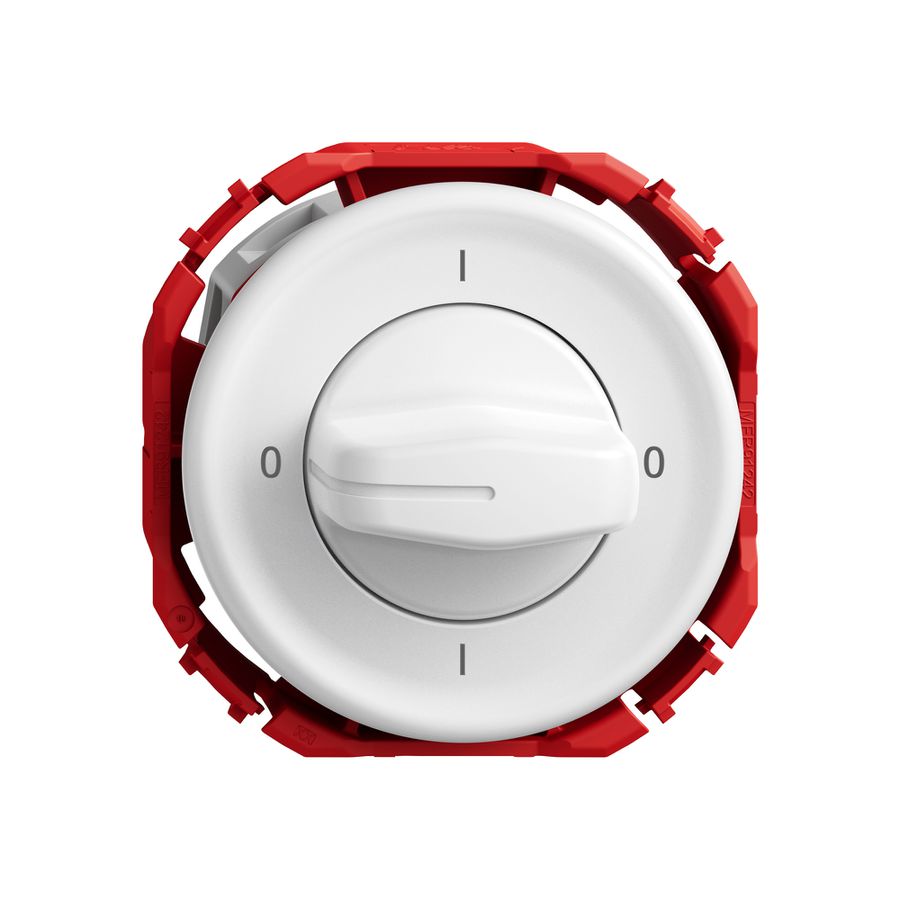Drehschalter STANDARDdue SNAPFIX® Drehgriff Ausschalter 0/2L ws