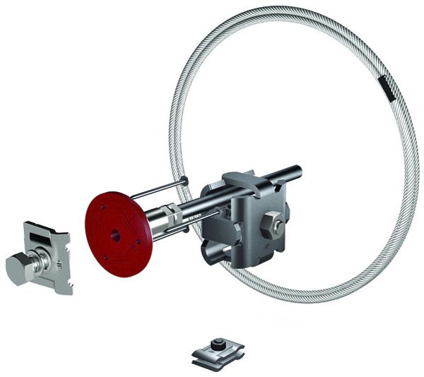 Anschliessset für Fundamenterde Flury FE 83, Seil 75mm² verz.