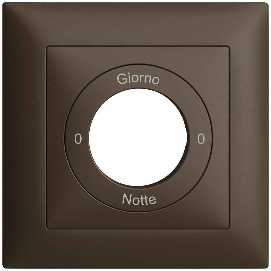 Kit frontal 0-Giorno-0-Notte EDIZIOdue 88×88mm coffee