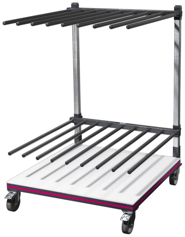 Transportwagen Rittal AS 4050.000 1000×1000×1500mm mit Bremse ≤500kg