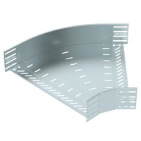 Bogen BET RB 45° 110×500mm Stahl bandverzinkt