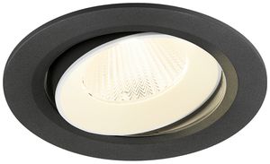 LED-Downlight SLV NUMINOS MOVE L 17W 2700lm 4000K MB DALI Ø160×93mm sz/ws