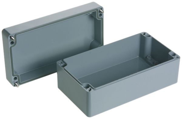 AP-Gehäuse Woertz Al 220×122×90mm grau IP65 Lithos