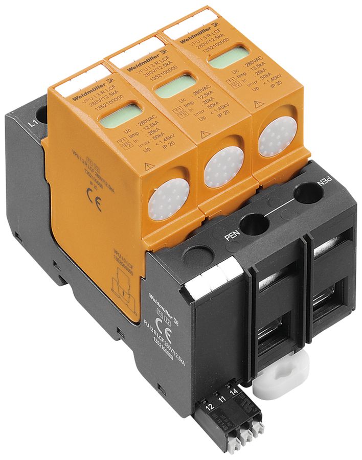 Parasurtension Weidmüller VPU I 3 R LCF 280V/12.5KA