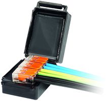 Verbindungsmuffe Raytech NANO6 mit Gel 6×1…4mm² 32A IPX8 33×52×26mm