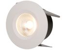 Spot LED INC MH WOODY 1×5.7W 660lm 3000K IP44 WB VAR Ø65…76mm blanc