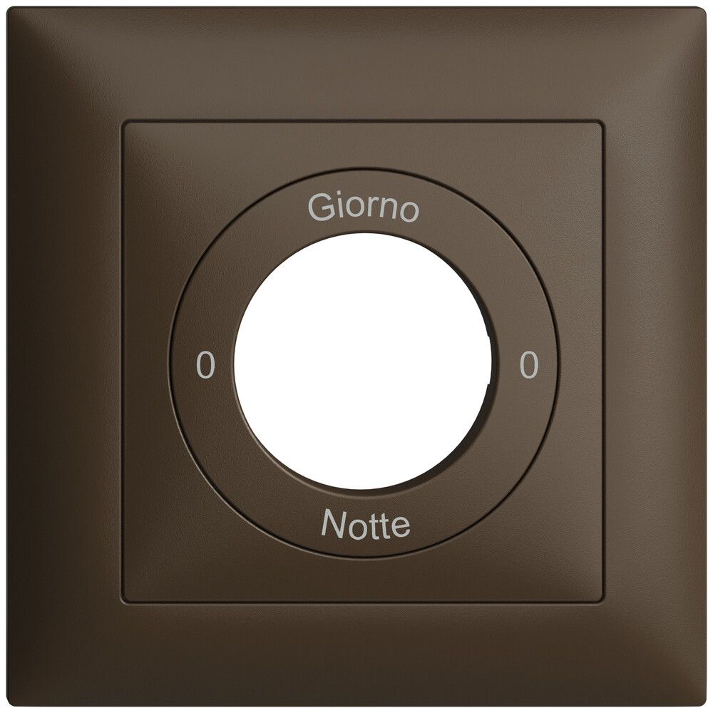 Kit frontal 0-Giorno-0-Notte EDIZIOdue 88×88mm coffee