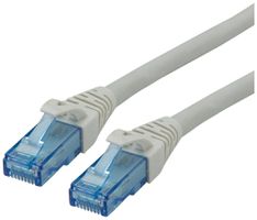 Cavo patch RJ45 ROLINE cat.6A U/UTP AWG26 LSZH grigio 0.3m