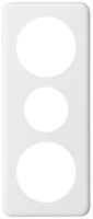 Abdeckplatte basico 3×1 58-43-58mm weiss
