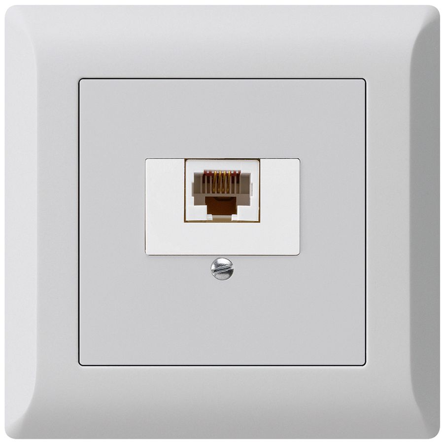 UP-Anschlussdose kallysto.line 1×RJ45u hellgrau
