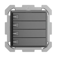 UP-KNX-Taster RGB EDUE, 250mW, m.RGB-LED, 4×Taste, 1×Tastenb., dgu