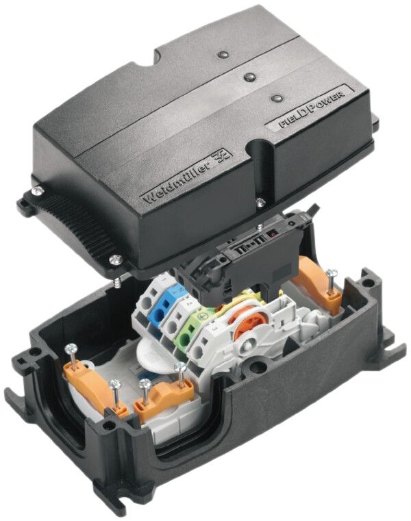 Energiebusverteiler Weidmüller FieldPower Box FUSE mit Sicherungsabgang