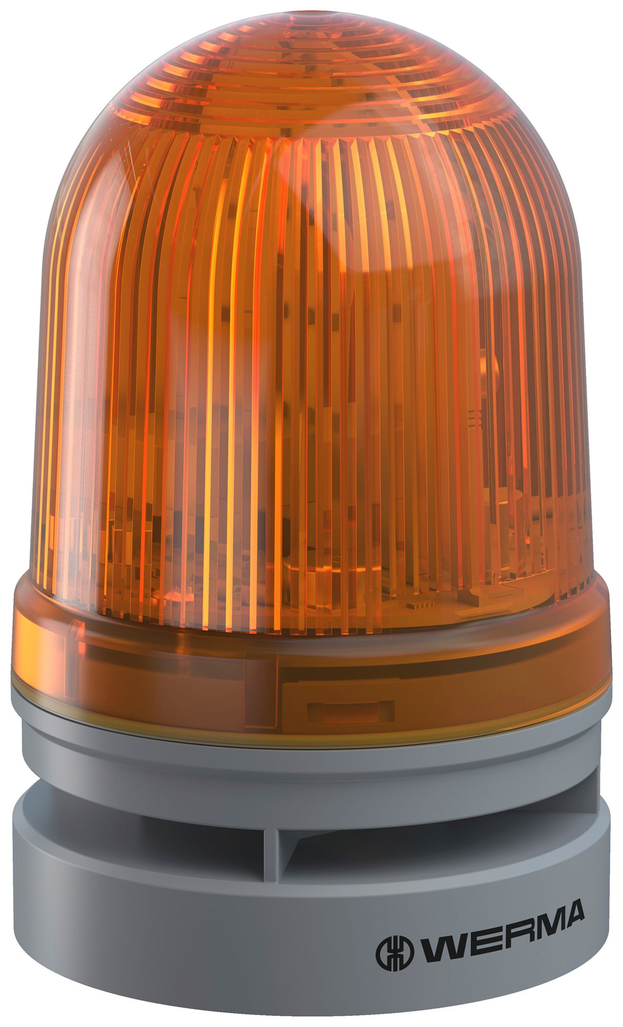 Blitzleuchte mit Sirene WERMA Midi TwinFLASH Combi 115…230V AC gelb LED IP66