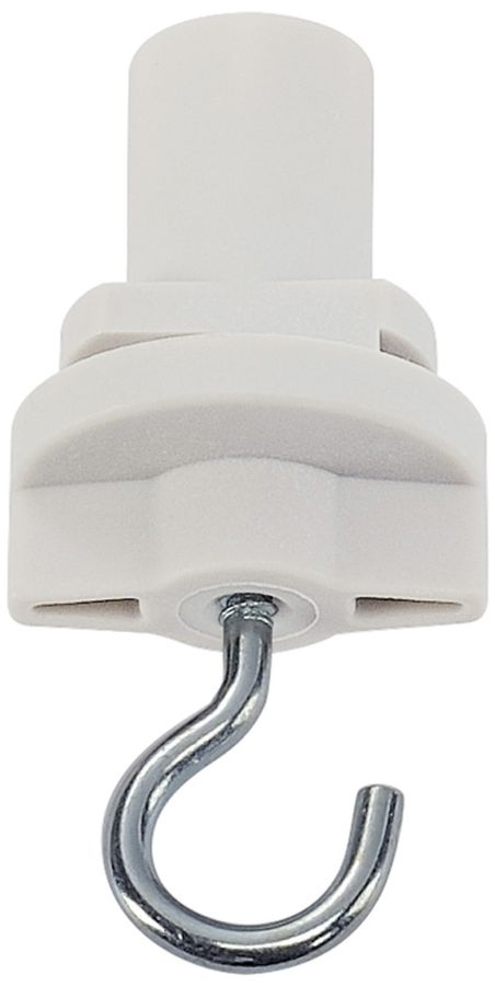 Universalhaken SLV für Stromschiene S-TRACK 3-phasig, max. 10 kg, weiss