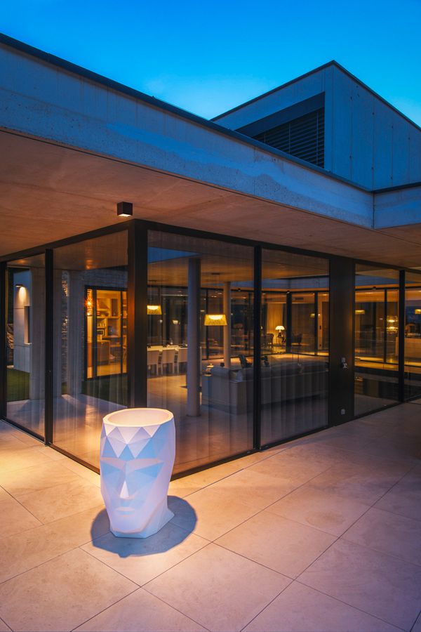 LED-Deckenleuchte SLV S-CUBE 15W 1000lm 827/830 IP65 DIM 95×95mm anthrazit