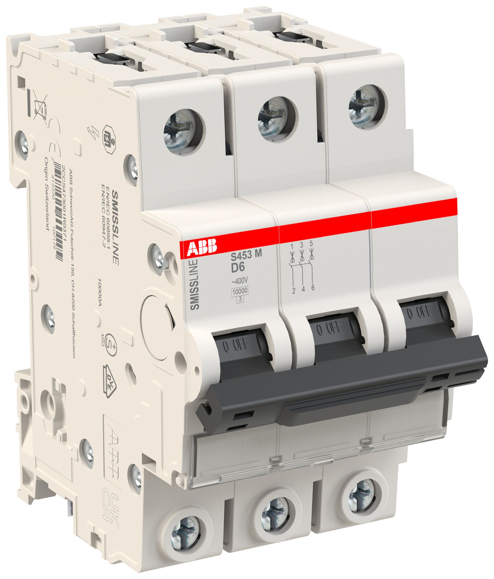 Disgiuntore SMISSLINE CLASSIC 3×6 D 10kA