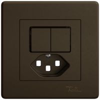 UP-Montageset EDIZIO.liv SNAPFIX® für Kombi.T23 mit 2 Druckknöpfen br