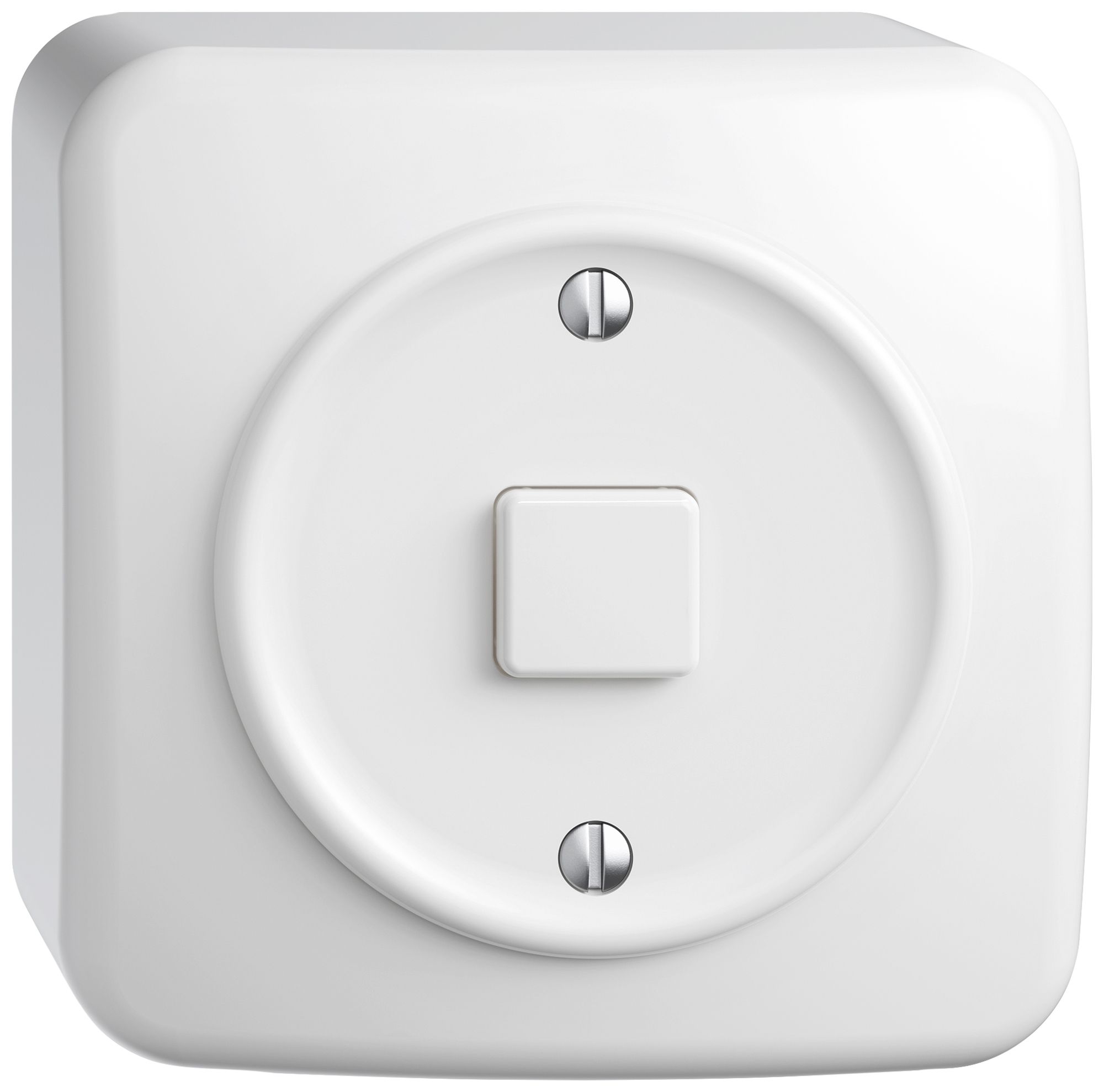 AP-Druckschalter STANDARDdue Wiser SNAPFIX® 1 Taste ws