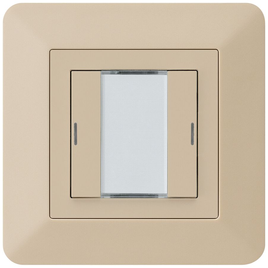 UP-Taster kallysto.trend KNX 2×RGB LED s/e-link beige