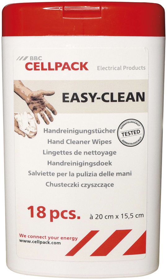 Handreinigungstücher Cellpack EASY-CLEAN in Eimer à 18 Stück