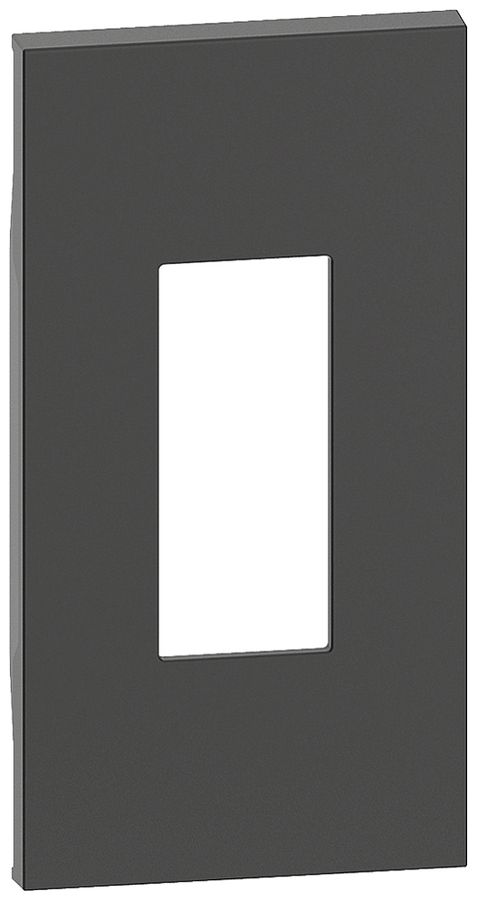 Abdeckung Living Now 2 Module für RJ45 oder RJ11 schwarz