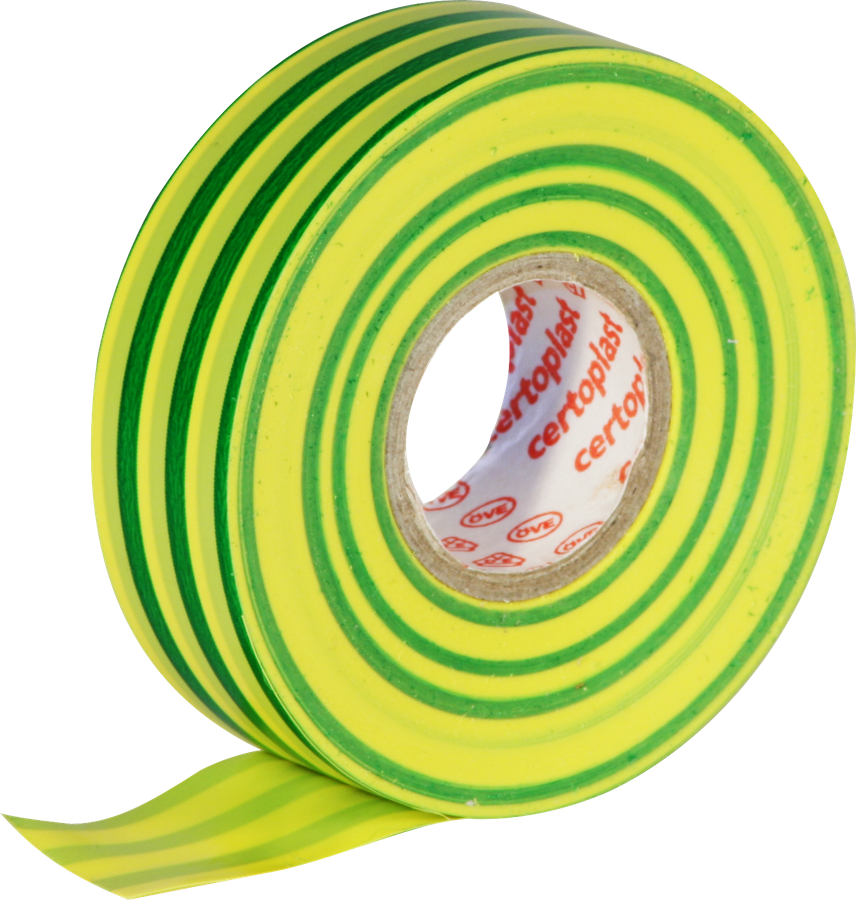 Certoplast-Band 601 20mm×25m gelb/grün