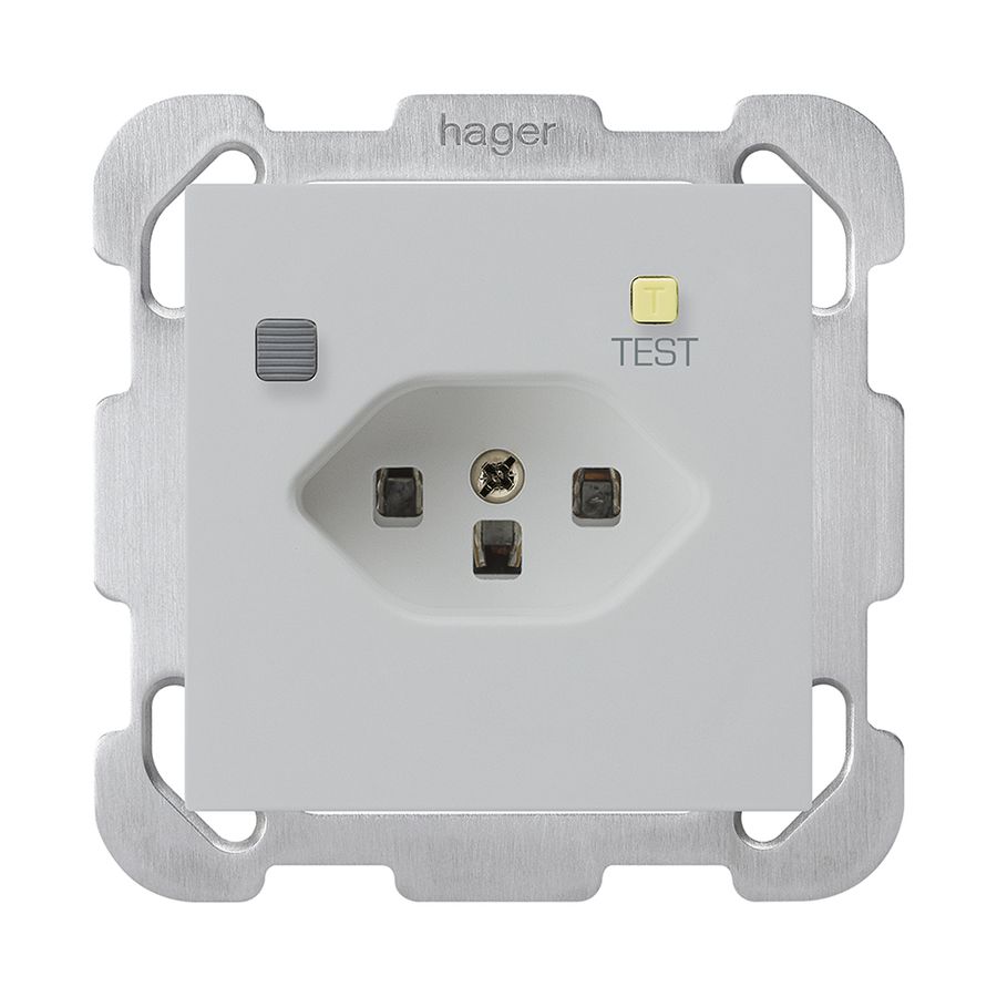 Prise ENC kallysto B T23 FI 30mA gris clair