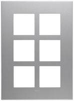 Intestazione INC Legrand Arteor 3×2 verticale 157×213mm Soft Alu