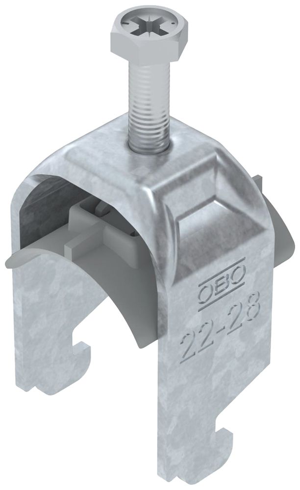 Schnellverleger BET 2056 N-Fuss Kunststoff 22…28mm 1×Kabel Stahl tfZn