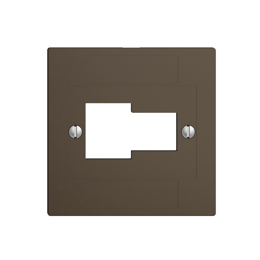 Frontplatte 1×TT,1×RJ45 coffee ITplus ITM EDIZIOdue