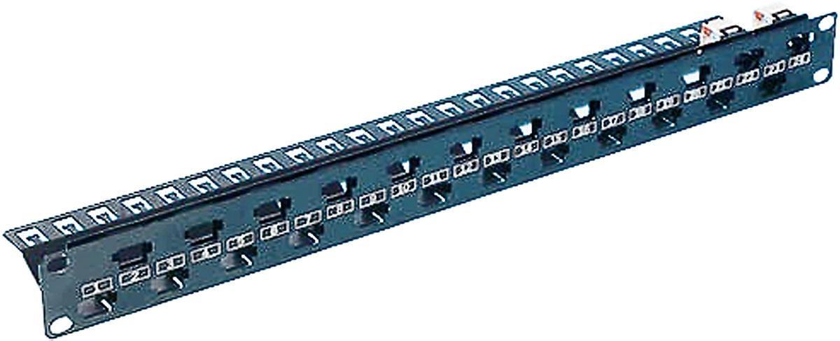 Vert-Platte leer 1HE f.24BU sz