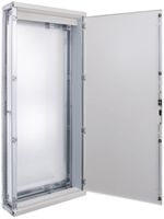 Schaltschrank Hager weber.mes C mit Blech-Türe 1350×2000×350mm hellgrau