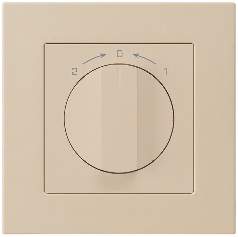 UP-SchwenkTaster 1->0<-2 kallysto.pro beige mit Drehgriff