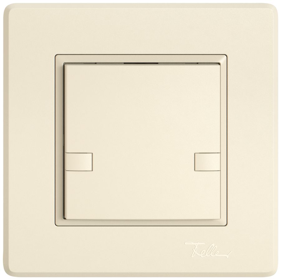 Pulsante universale INC EDIZIO.liv UNI SNAPFIX® s.LED 1× com.2T cr