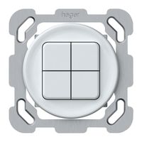 UP-Taster KNX origin 4×Tasten weiss