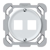 UP-Montageset origin gerade 2×HMS 77×77mm weiss