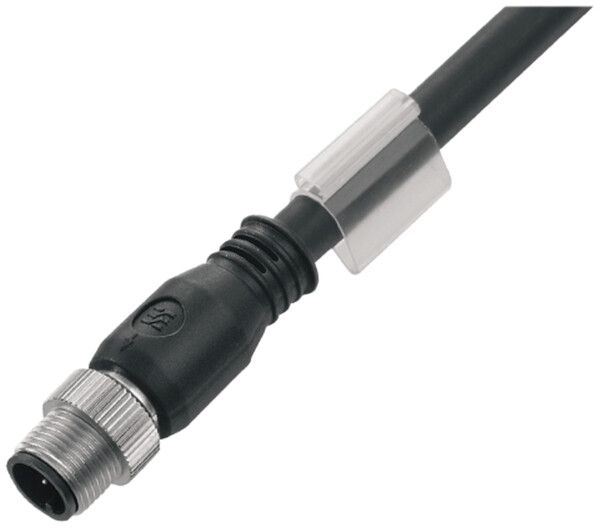 Kabel Weidmüller SAIL offen/M12 5L 1.5m Stift gerade geschirmt PUR schwarz, A