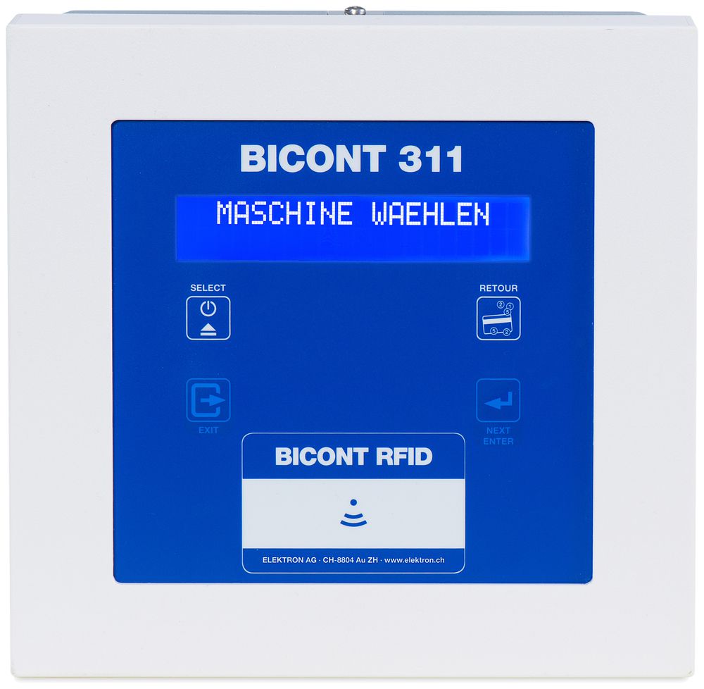 Contatore di spese AP Bicont 311, card RFID, IP21, 16A, 11kW, per 1 apparecchio