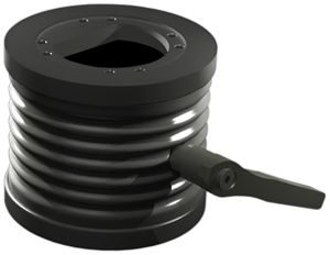 Adattatore Rittal CP 6206.420 per CP60/CP120 alluminio