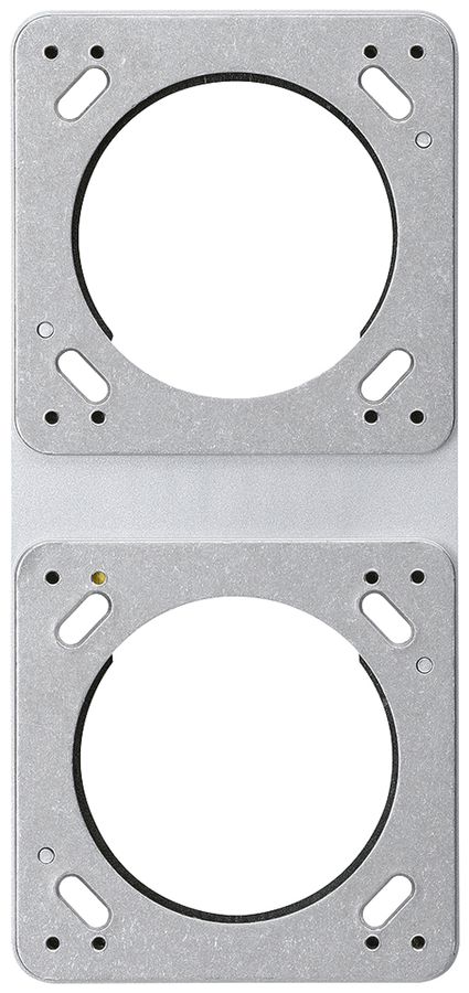 Plaque de montage ENC robusto 2×1 aluminium