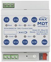 REG-Gateway KNX/DALI MDT SCN-DA642.04 2-Kan 64TE/Kanal 110…240VUC 4TE