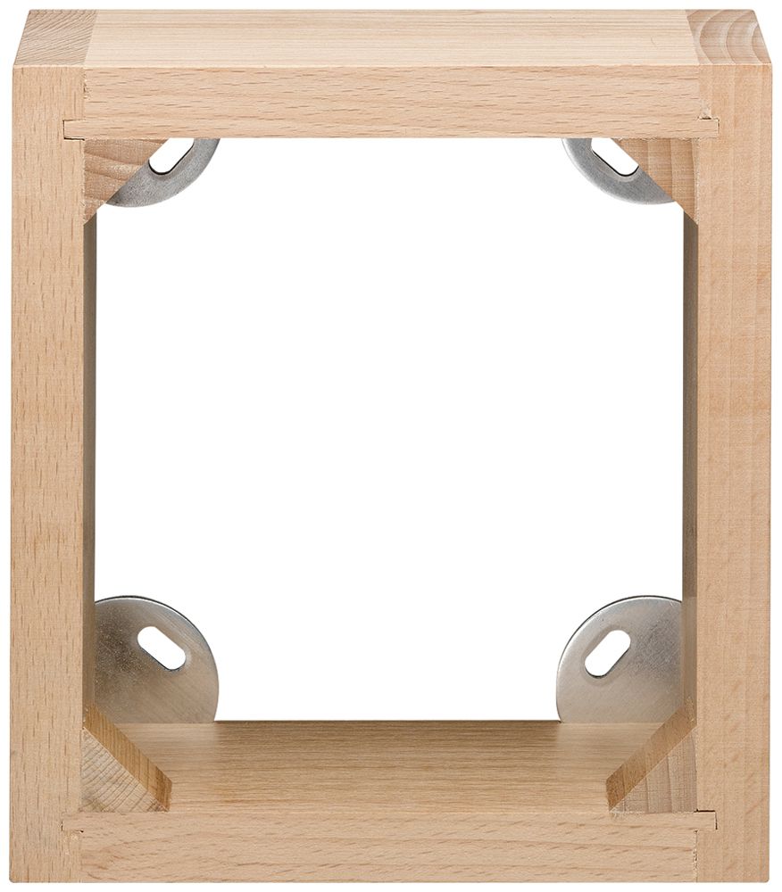 AP-Rahmen Hager FLF 2×3 Holz lackiert