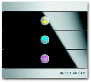Bedienelement 3-fach ABB priOn schwarz