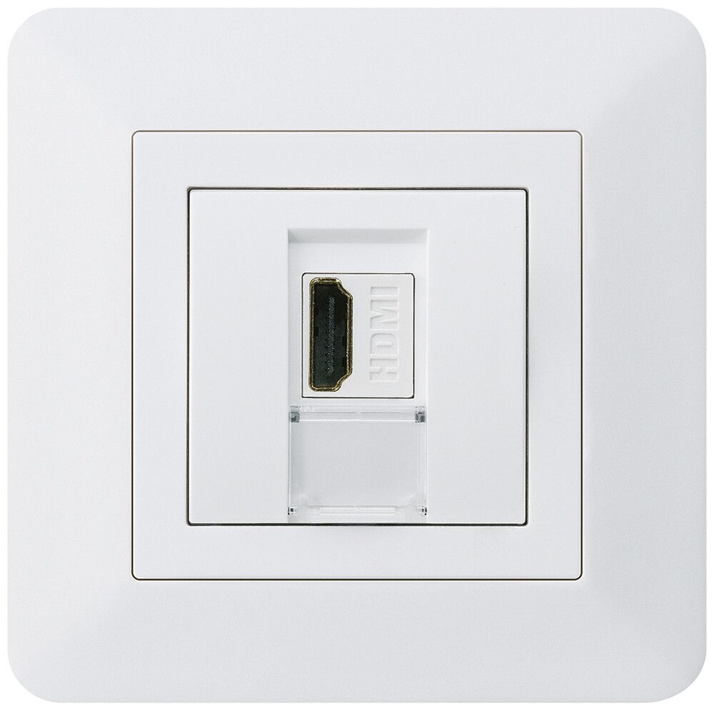 UP-Anschlussdose kallysto.trend HDMI Durchgangsdose weiss