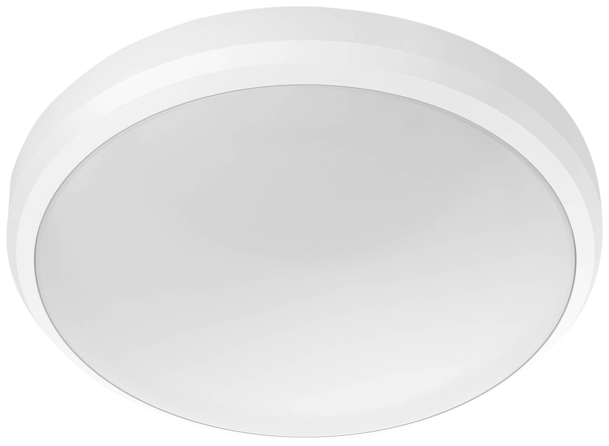 Plafonnier LED Philips Doris 6W 600lm 2700K IP54 Ø220mm blanc