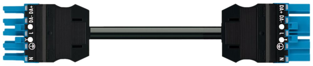 Verbindungsleitung MIDI 5×2.5mm² 20A 400V 8m Cod.I Buchse/Stecker blau Cca